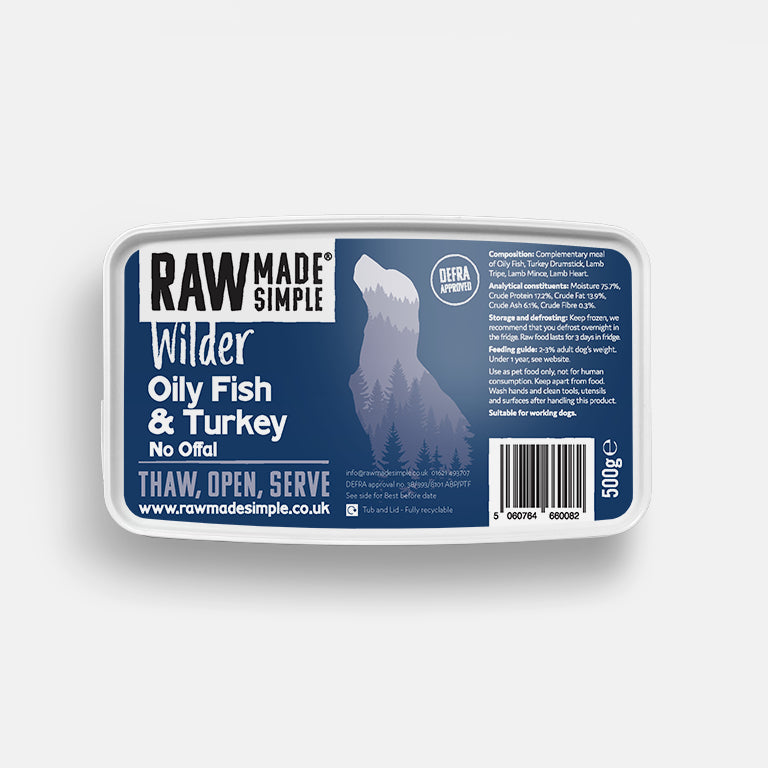 Oily Fish & Turkey 500g