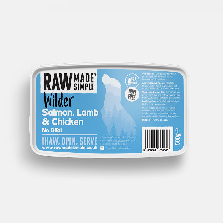 Salmon, Lamb & Chicken 500g