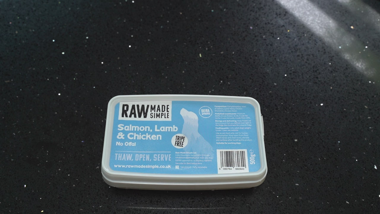 Salmon, Lamb & Chicken 500g